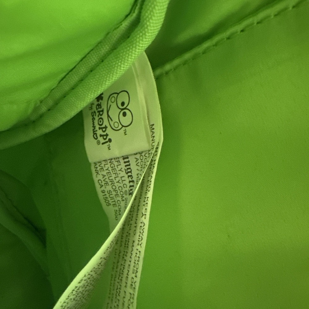 Loungefly Sanrio / Hello Kitty Green Check Kerropi 3D Mini Backpack Exclusive - Picture 9 of 9